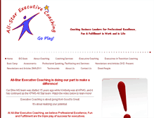 Tablet Screenshot of allstarexecutivecoaching.com